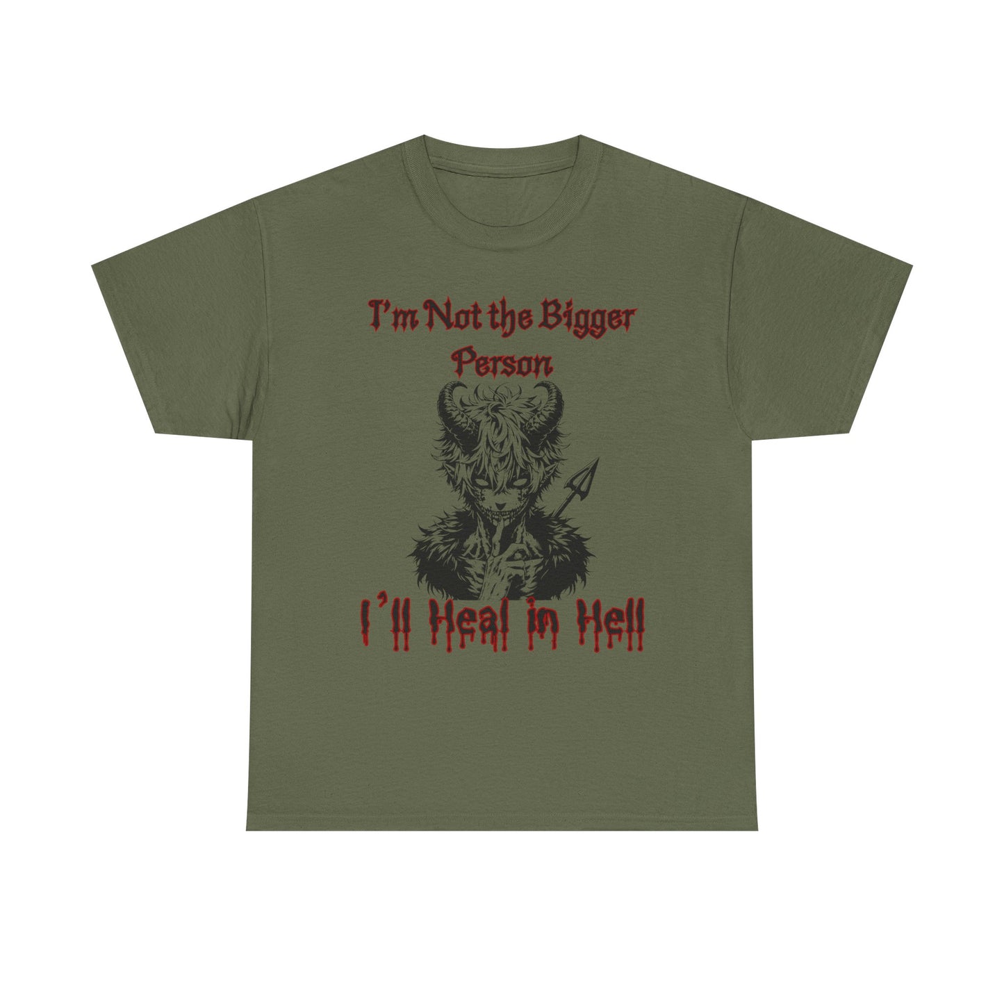 Not the Bigger person Unisex Heavy Cotton Tee