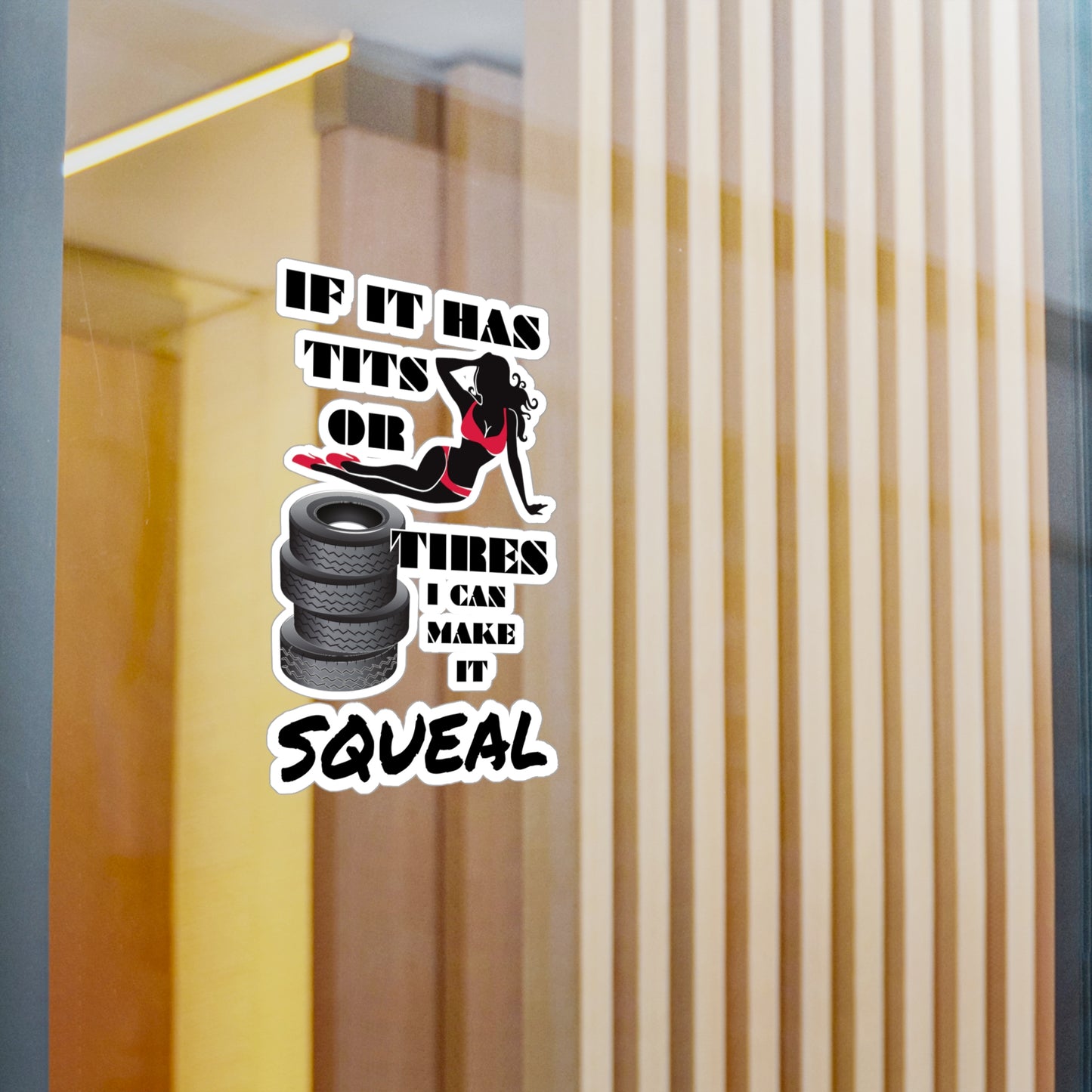 Squeal Kiss-Cut Vinyl Decals