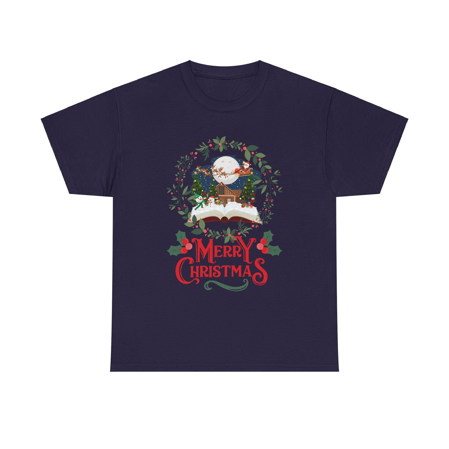 Merry Christmas Unisex Heavy Cotton Tee