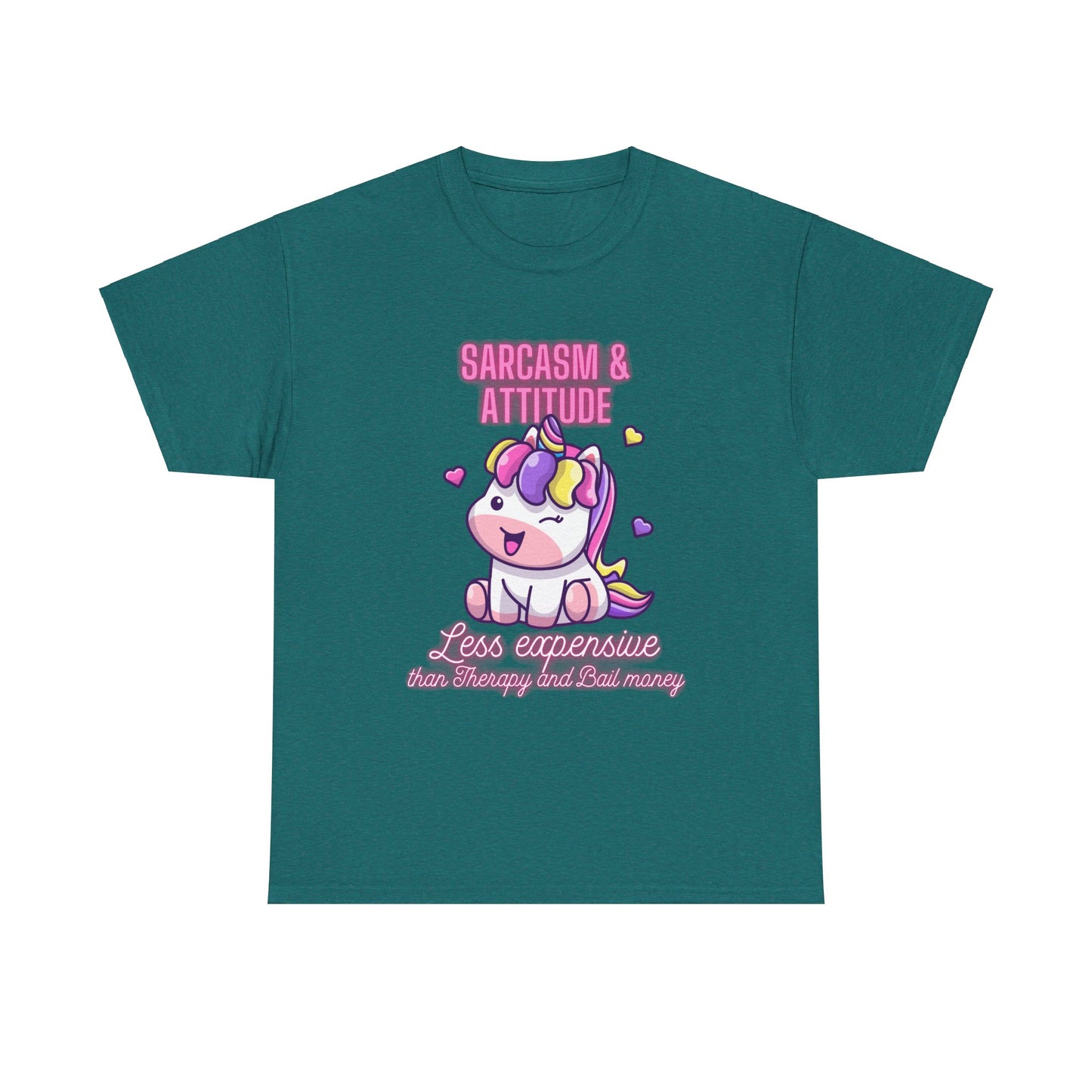 Sarcasm & attitude Unisex Heavy Cotton Tee