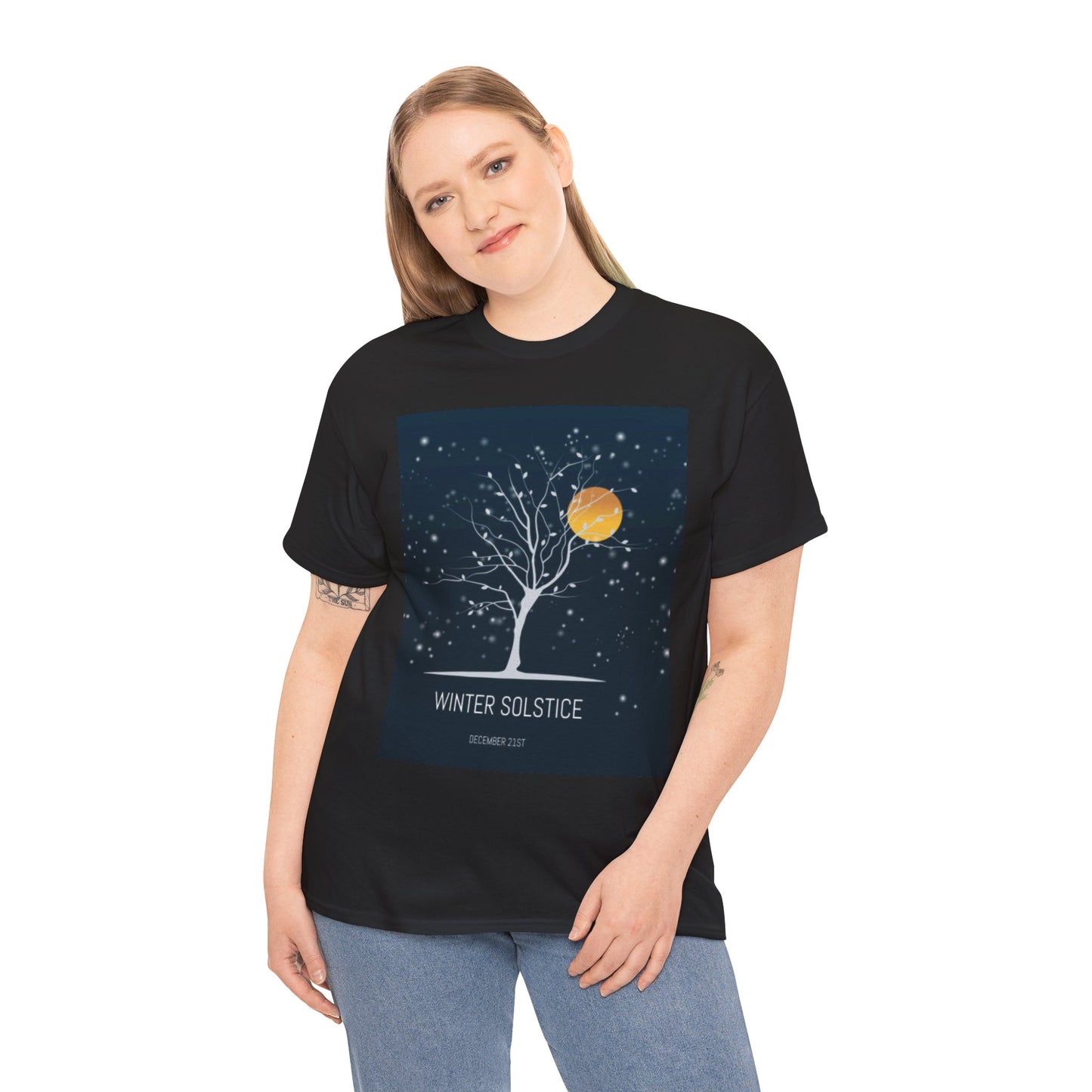 Winter Solstice Unisex Heavy Cotton Tee