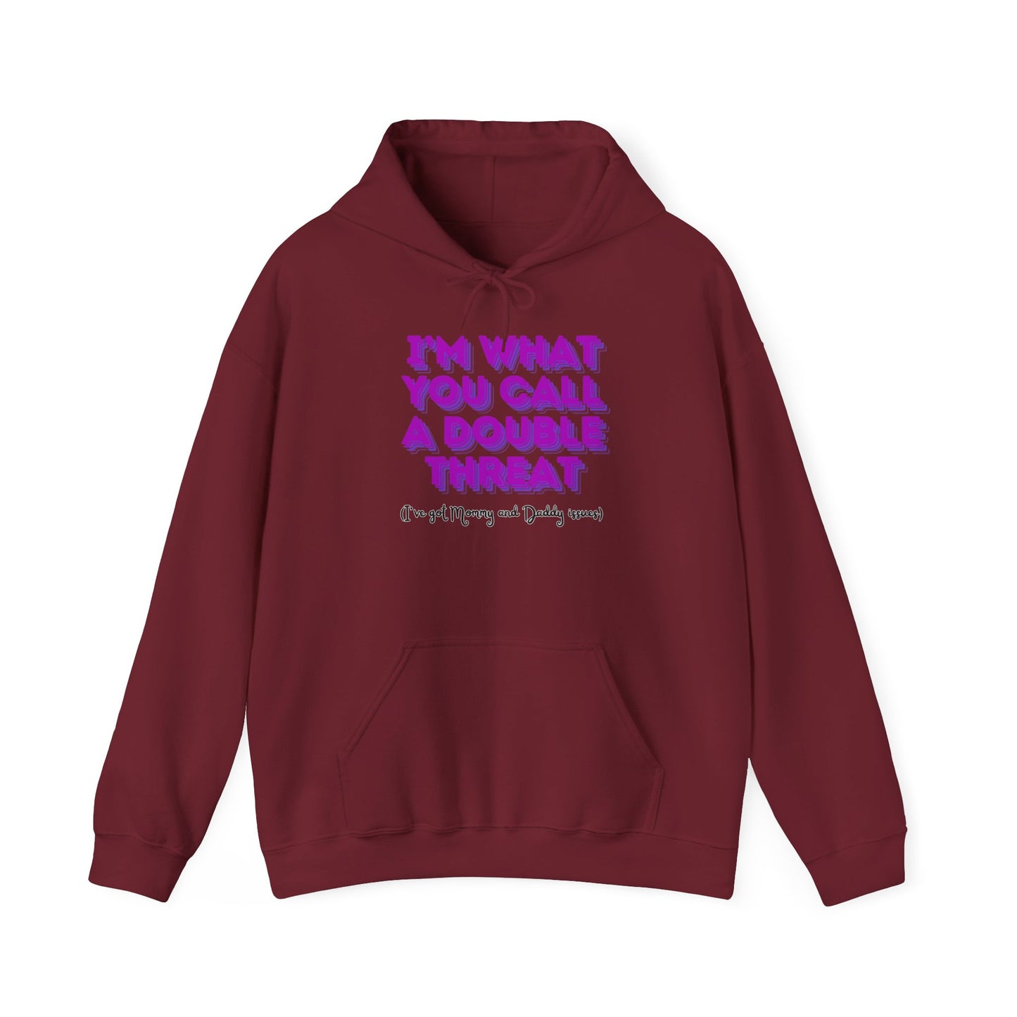 Double Threat Unisex Heavy Blend™ Hooded Sweatshirt