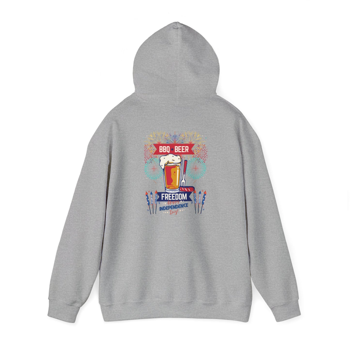 BBQ Beer Unisex Heavy Blend™ Hooded Sweatshirt