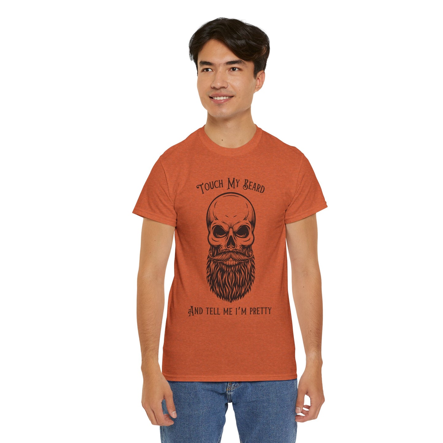 Touch My Beard Unisex Heavy Cotton Tee