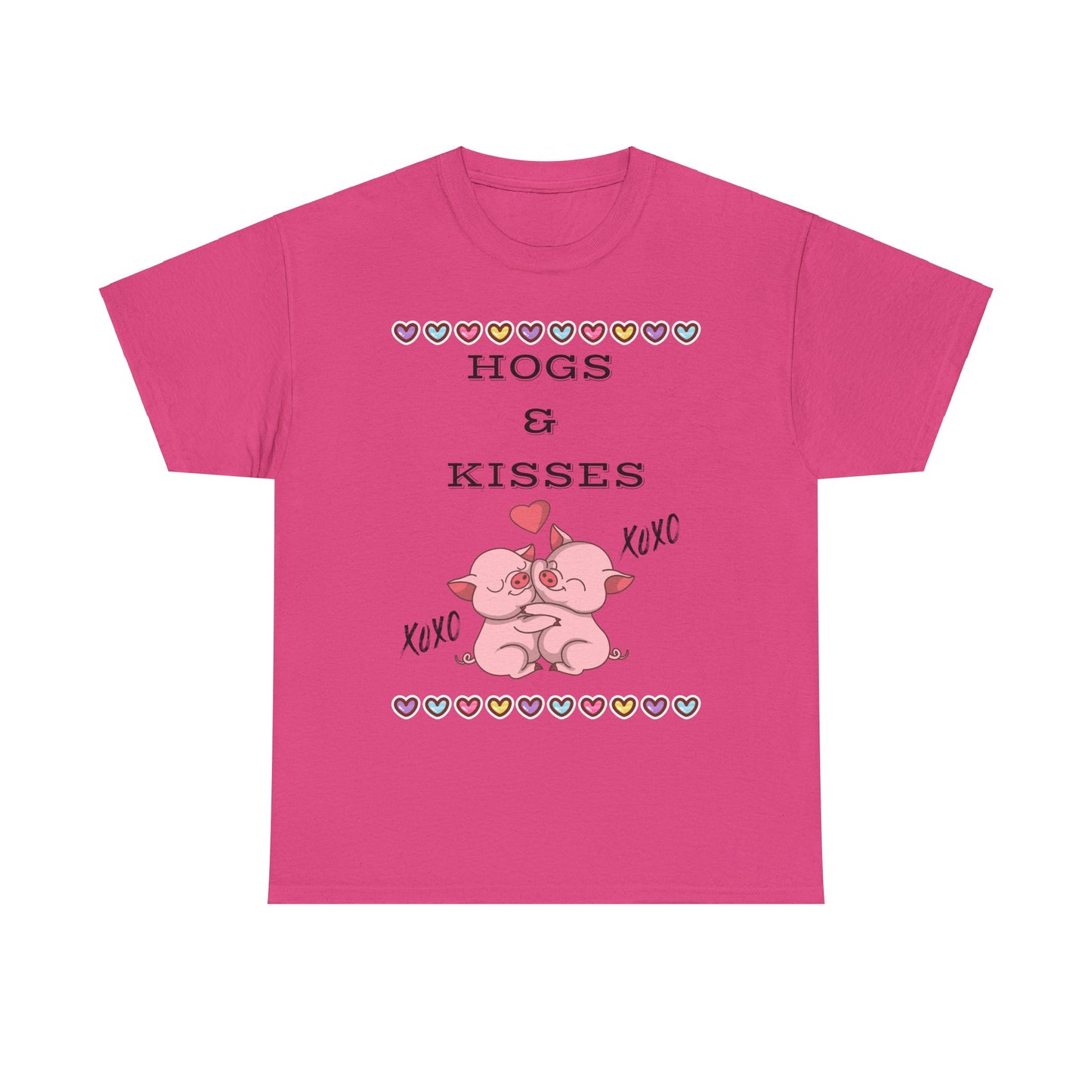 Hogs & Kisses Unisex Heavy Cotton Tee