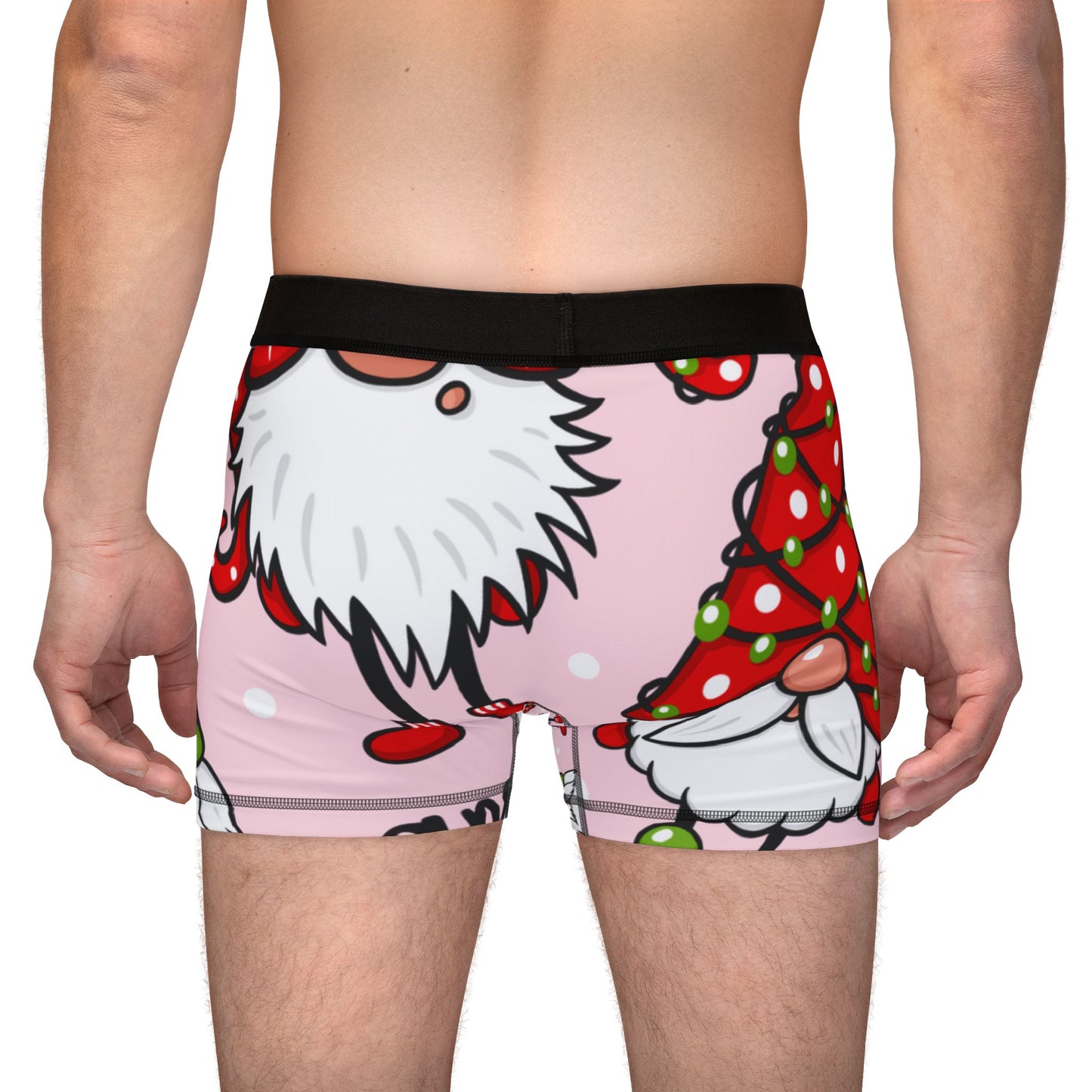 Christmas Gnomes Men's Boxers (AOP)