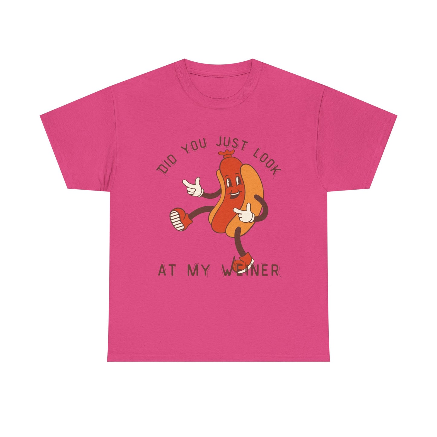 Did You Just Look -Unisex Heavy Cotton Tee