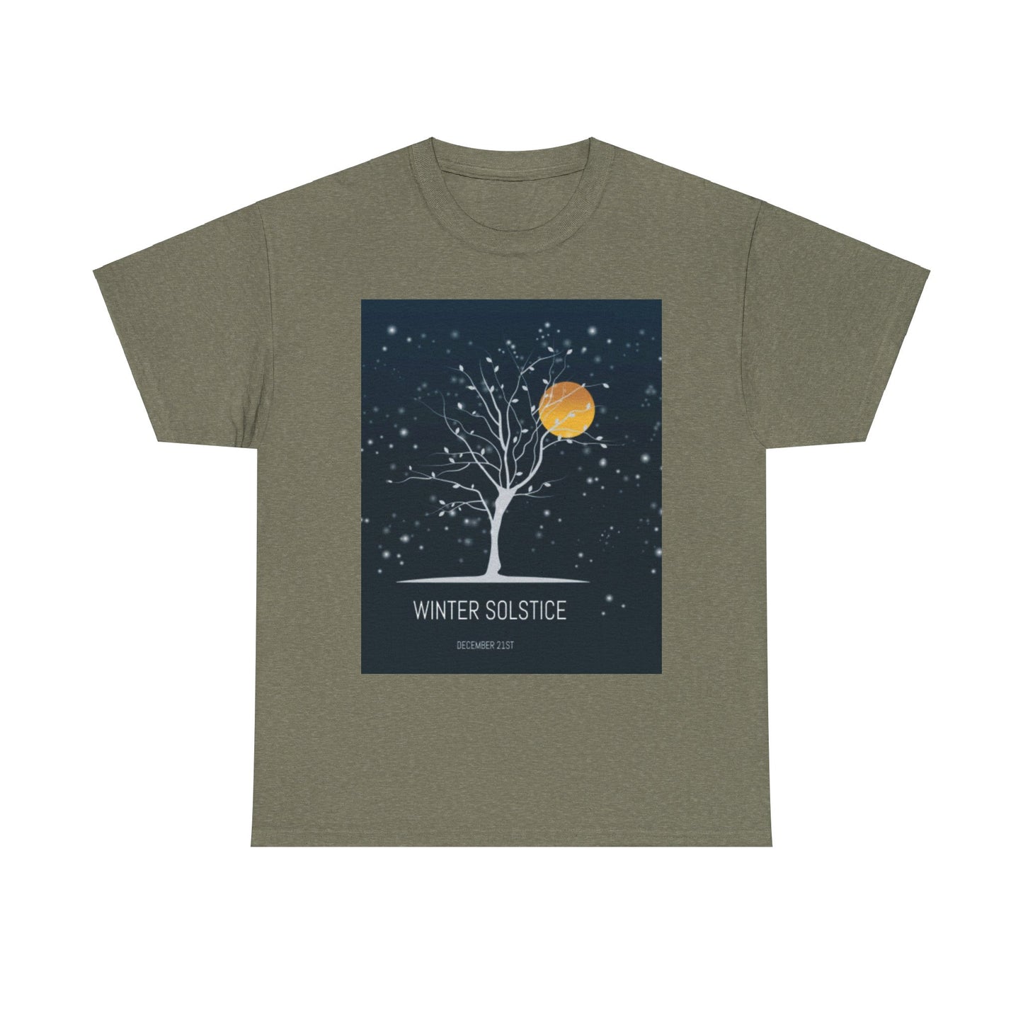 Winter Solstice Unisex Heavy Cotton Tee