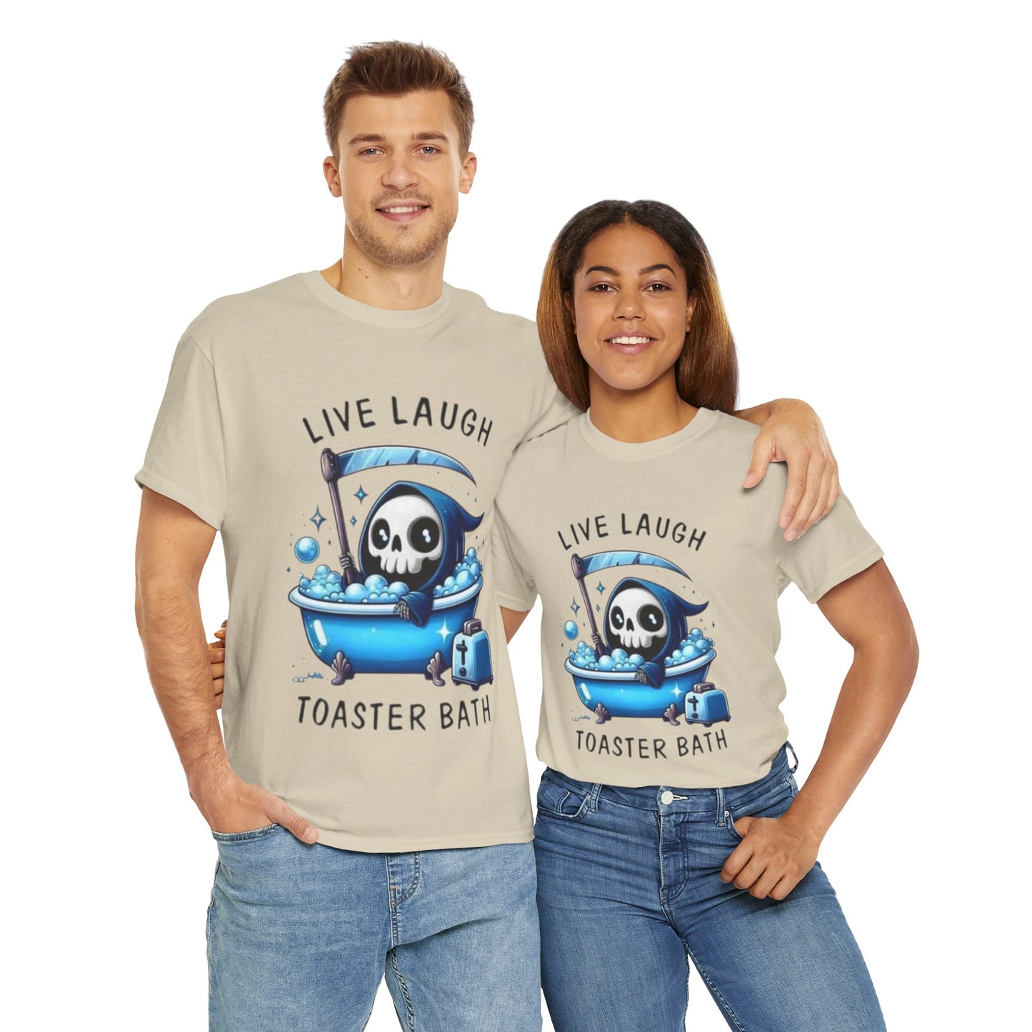 Live Laugh Unisex Heavy Cotton Tee