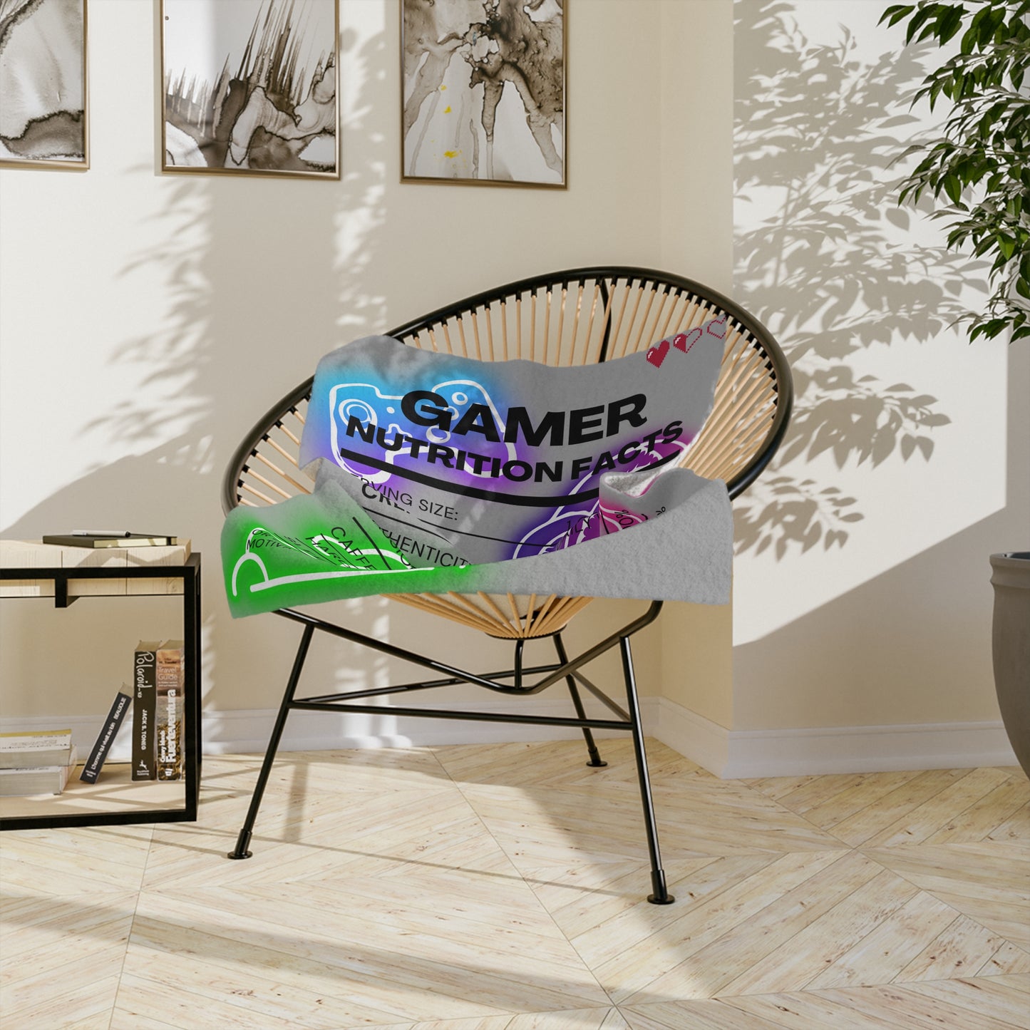 Gamer Velveteen Microfiber Blanket