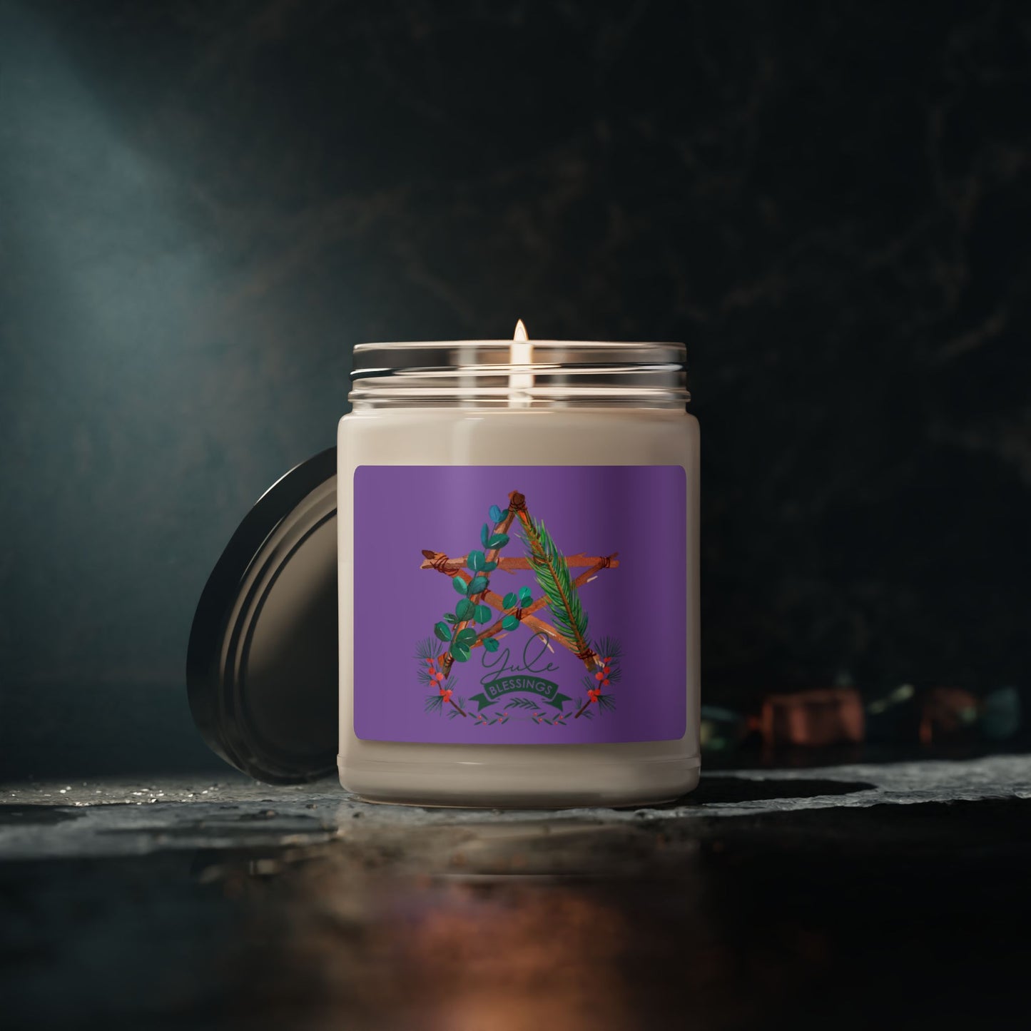 Yule Scented Soy Candle, 9oz