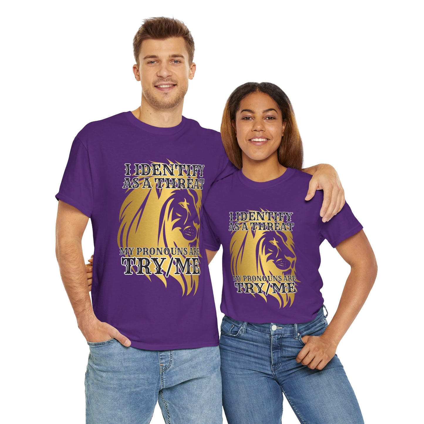 Pronouns Unisex Heavy Cotton Tee