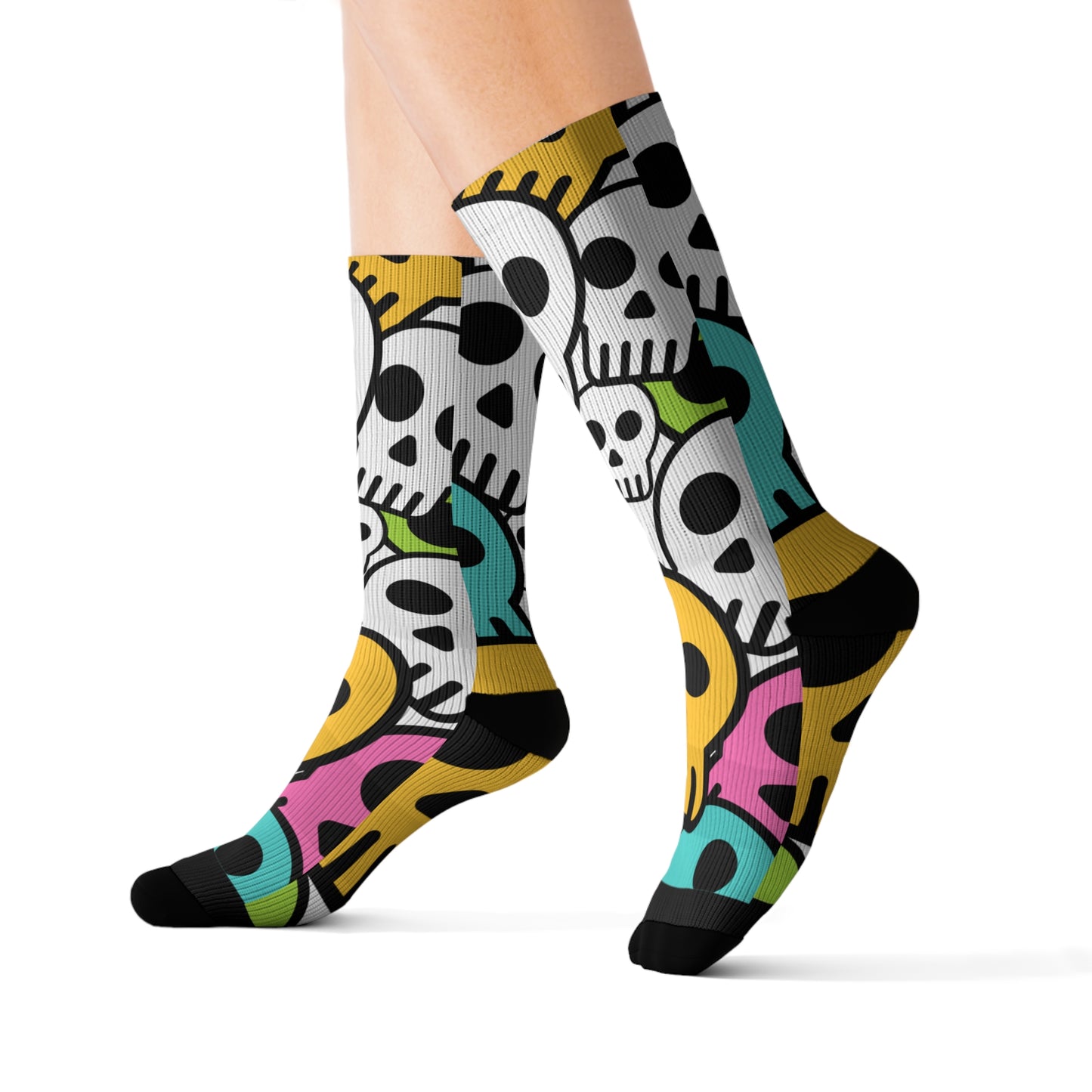 Skulls Sublimation Socks