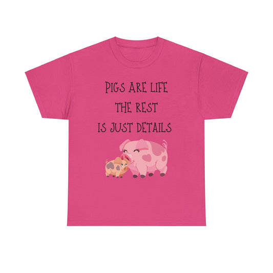 Pigs are Unisex Heavy Cotton Tee