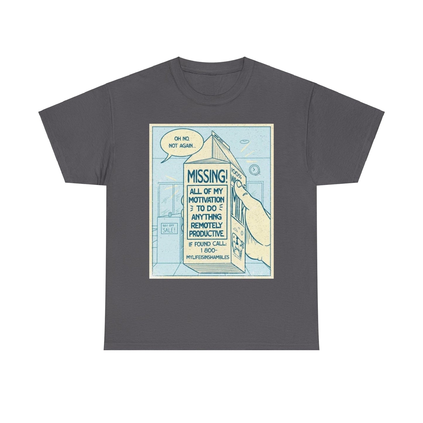 Missing Unisex Heavy Cotton Tee