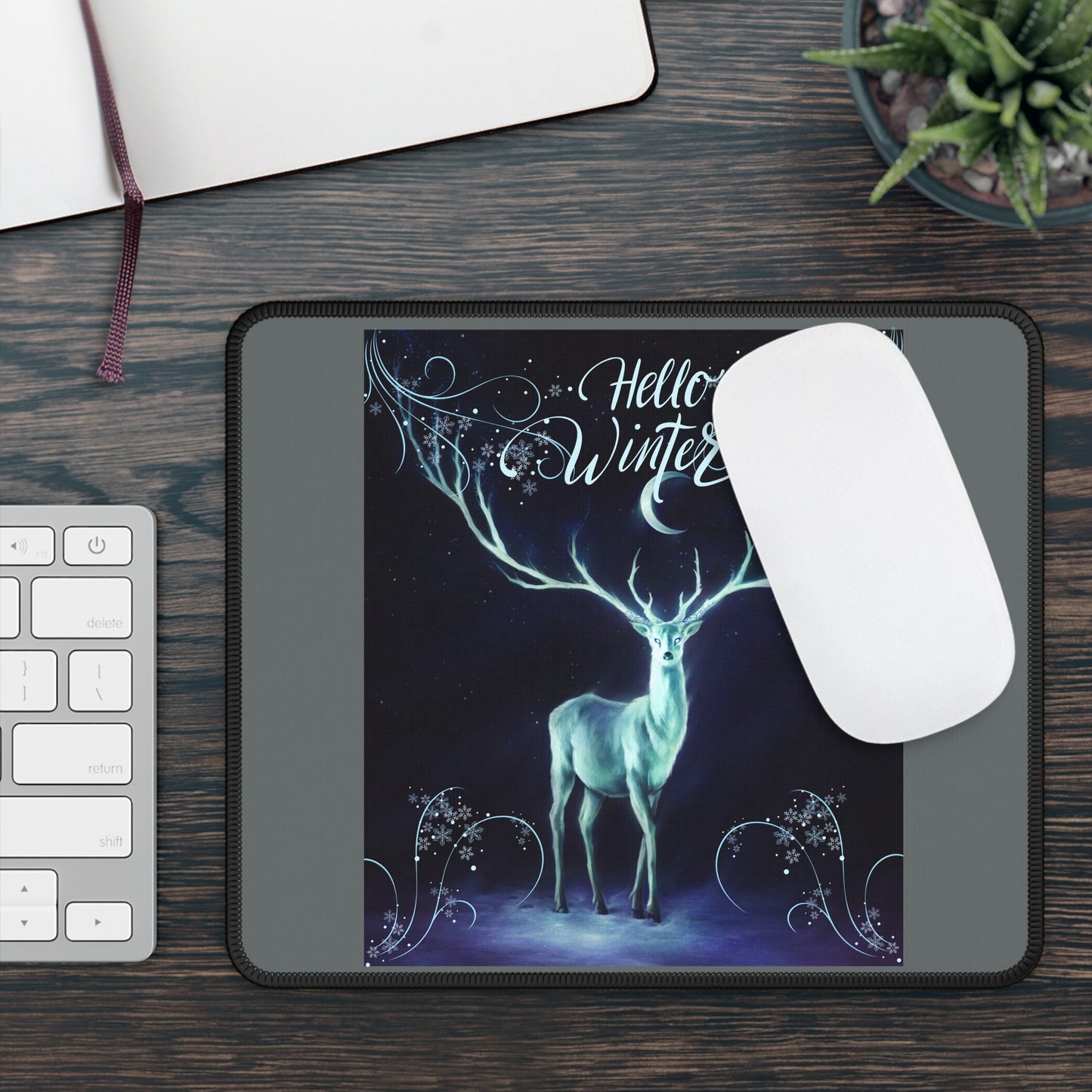 Hello Winter Gaming Mouse Pad