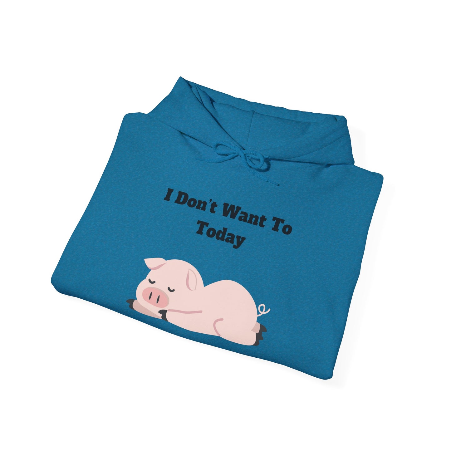 I Don't Want To Today Unisex Heavy Blend™ Hooded Sweatshirt
