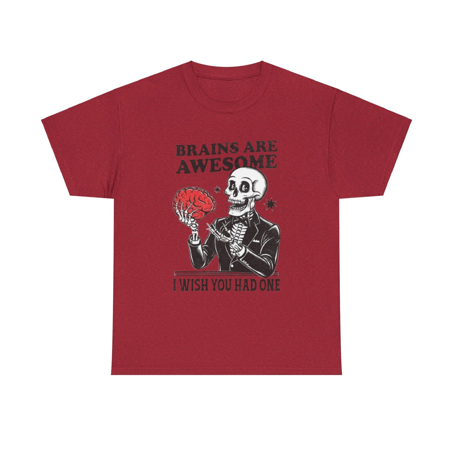 Brains Unisex Heavy Cotton Tee