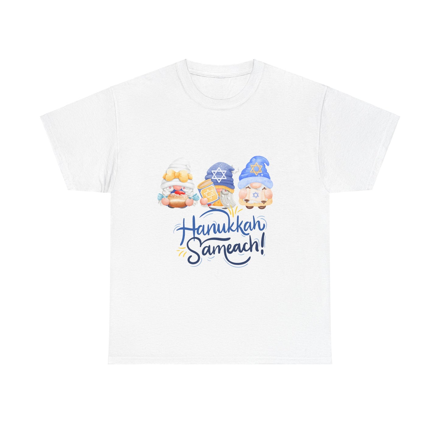 Hanukkah Gnomes Unisex Heavy Cotton Tee