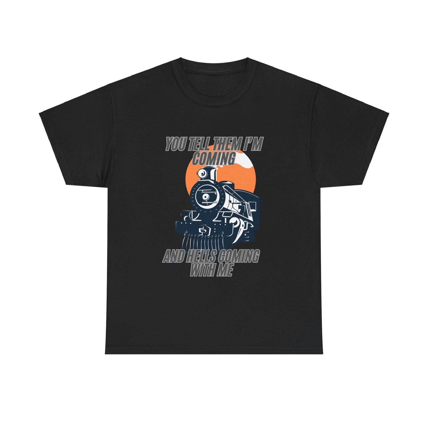 Hell's Coming Unisex Heavy Cotton Tee