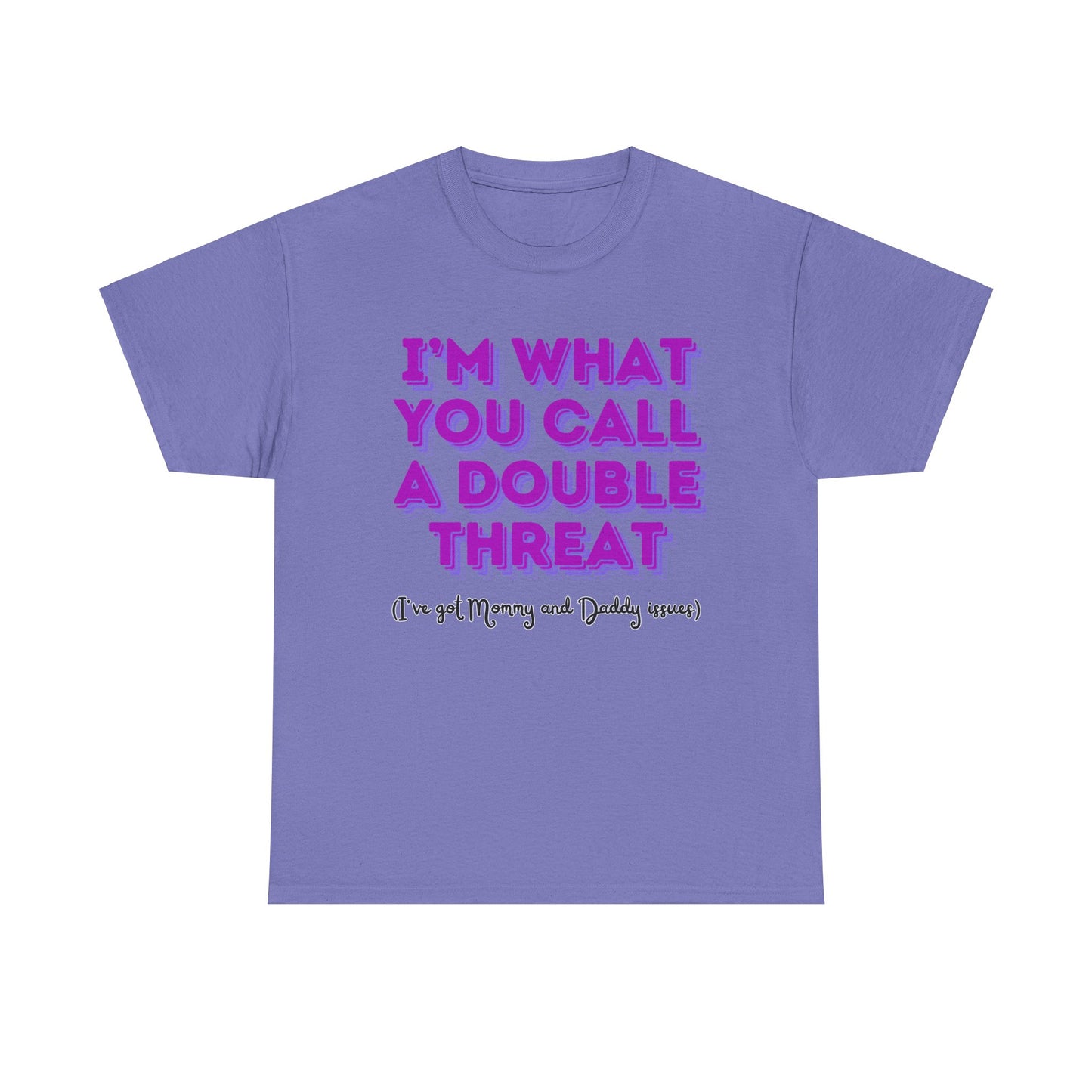 Double Threat Unisex Heavy Cotton Tee