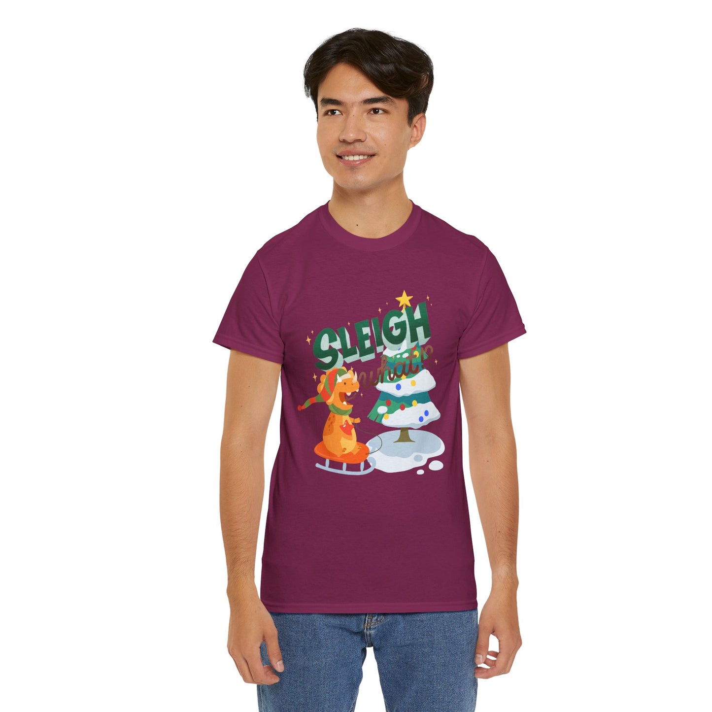 Sleigh What Unisex Heavy Cotton Tee