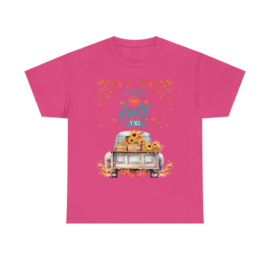 Happy Fall Heavy Cotton Tee