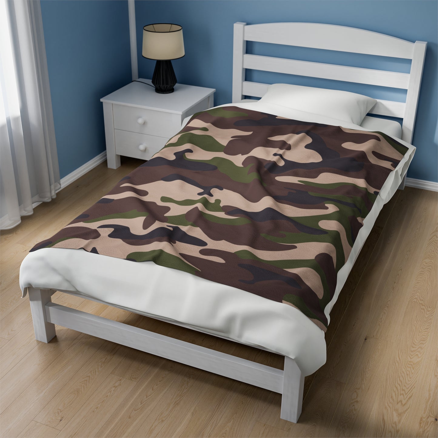 Camo Velveteen Plush Blanket