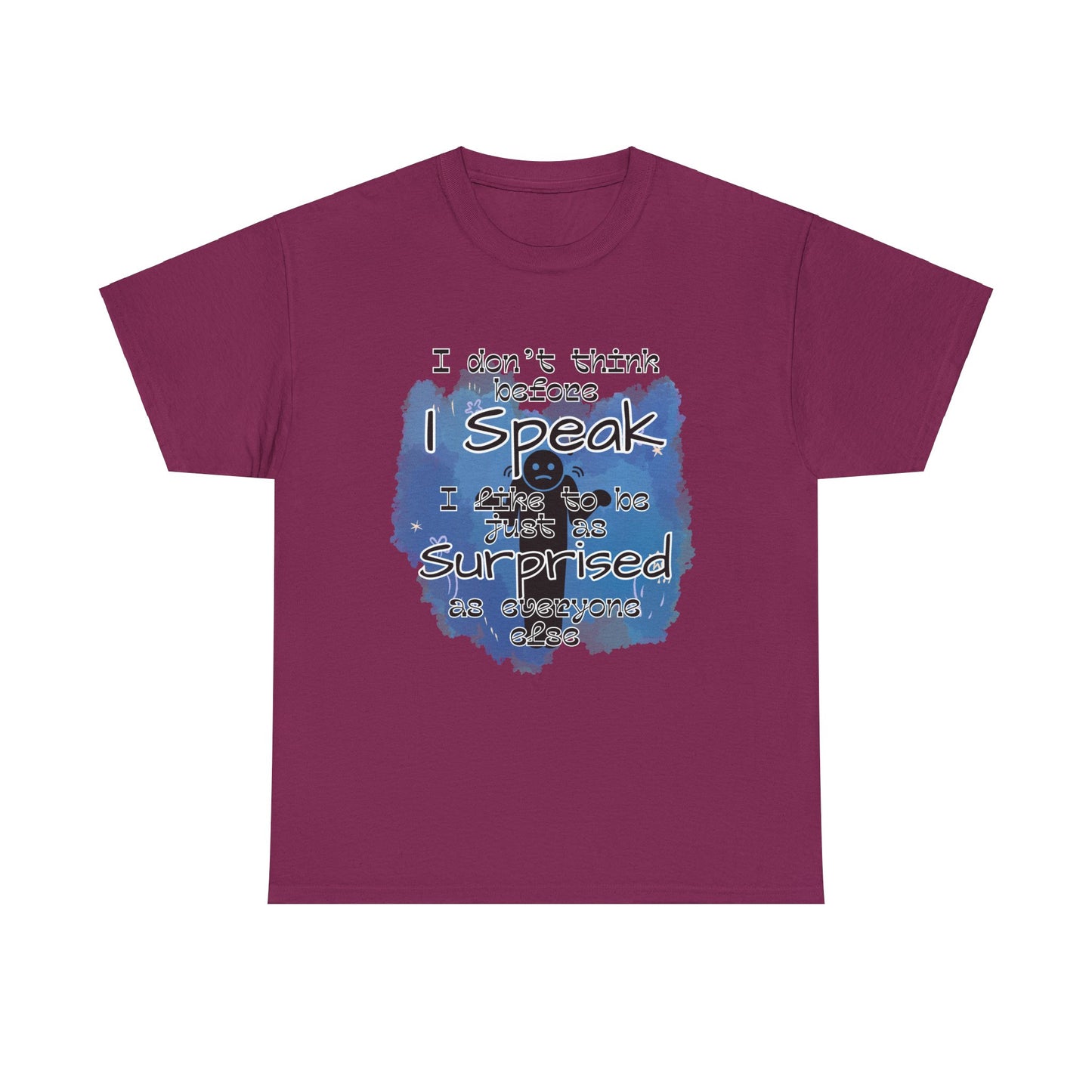 I Don't Think Unisex Heavy Cotton Tee
