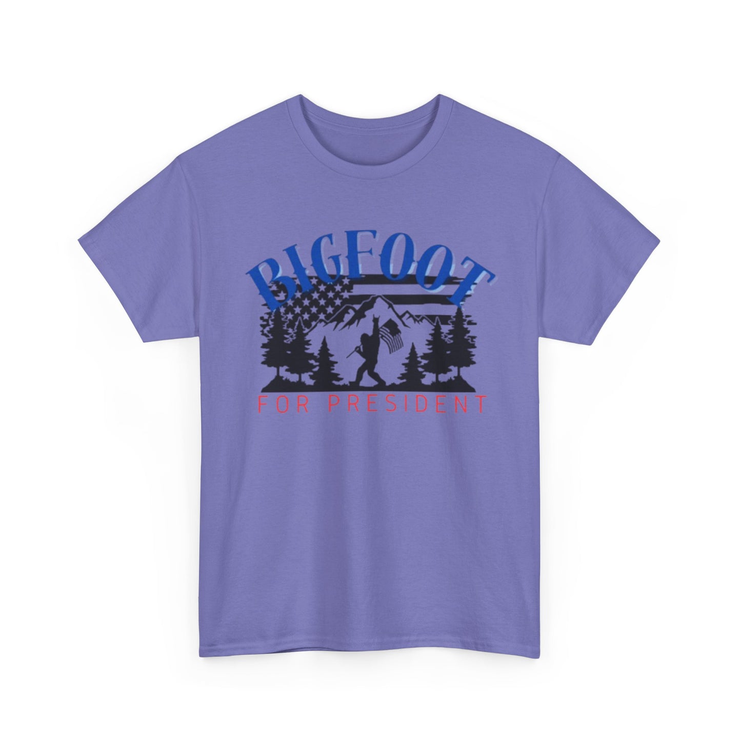 Bigfoot for President Unisex Heavy Cotton Tee