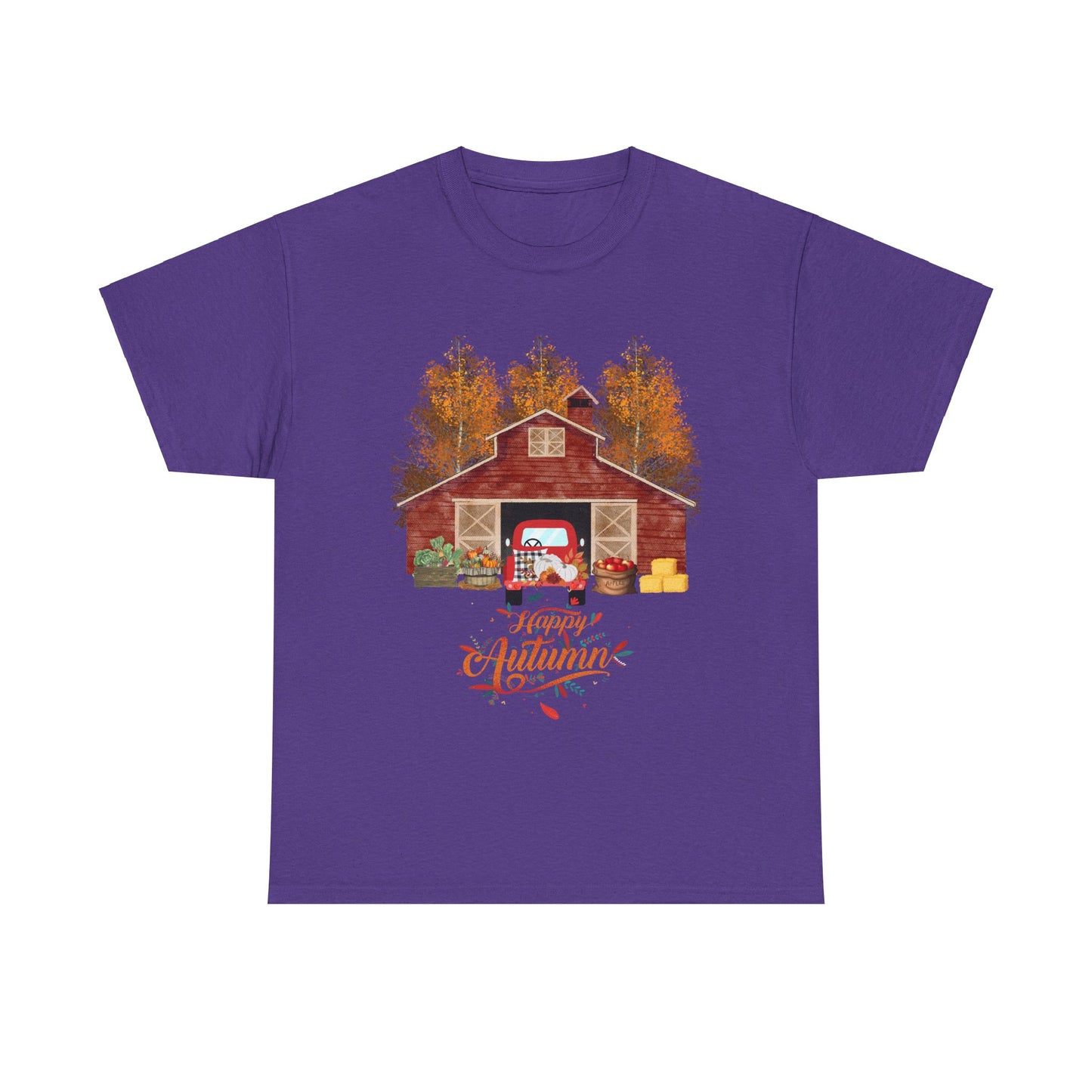 Happy Autumn Unisex Heavy Cotton Tee