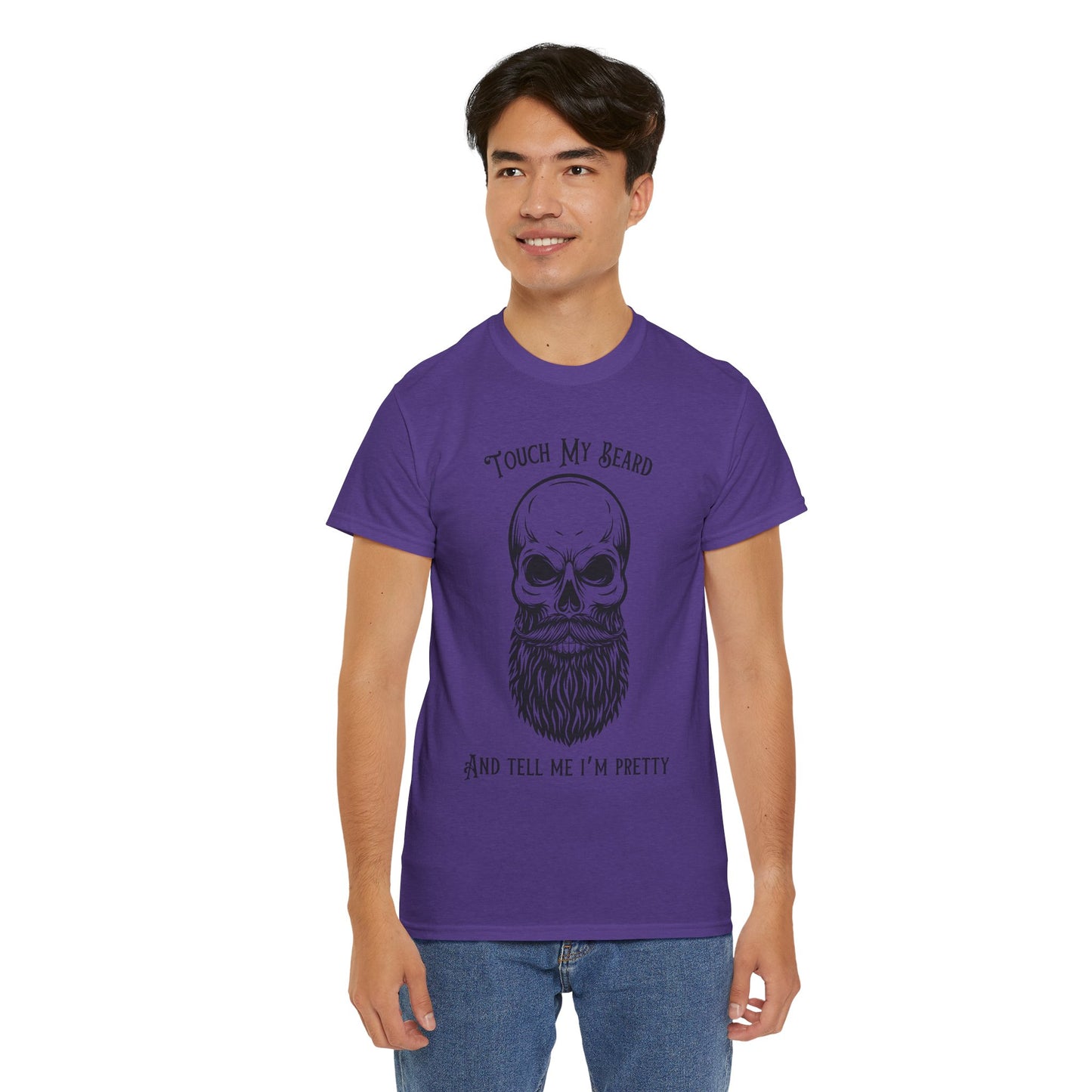 Touch My Beard Unisex Heavy Cotton Tee