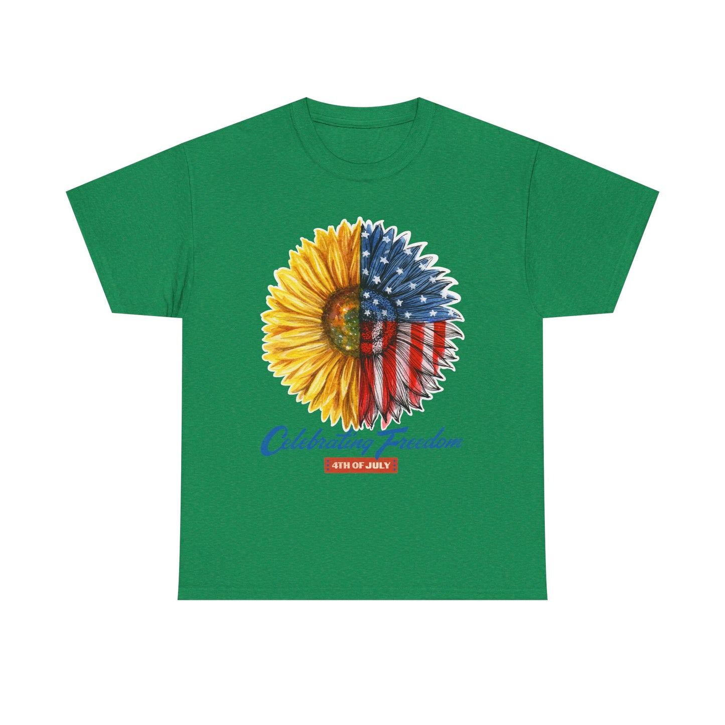 Sunflower American Flag