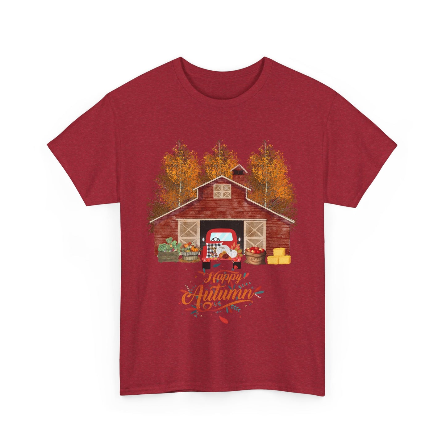 Happy Autumn Unisex Heavy Cotton Tee