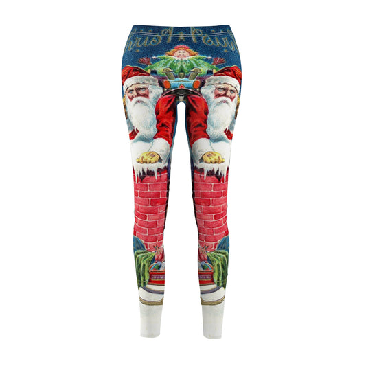 Santa Women's Cut & Sew Casual Leggings (AOP)