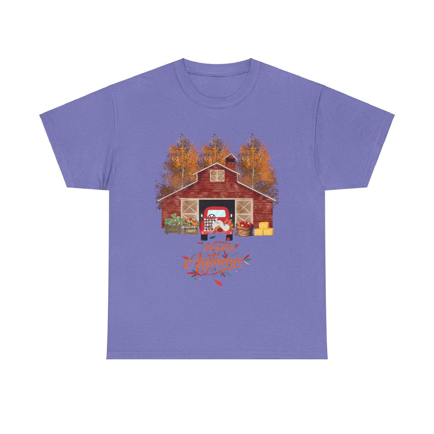 Happy Autumn Unisex Heavy Cotton Tee