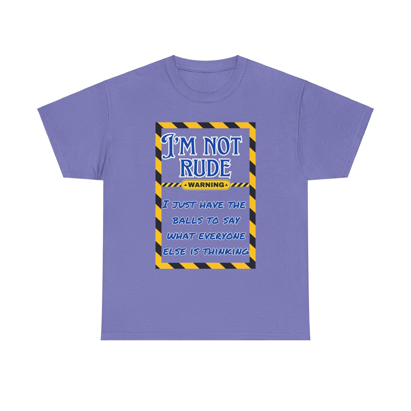 Not Rude Unisex Heavy Cotton Tee
