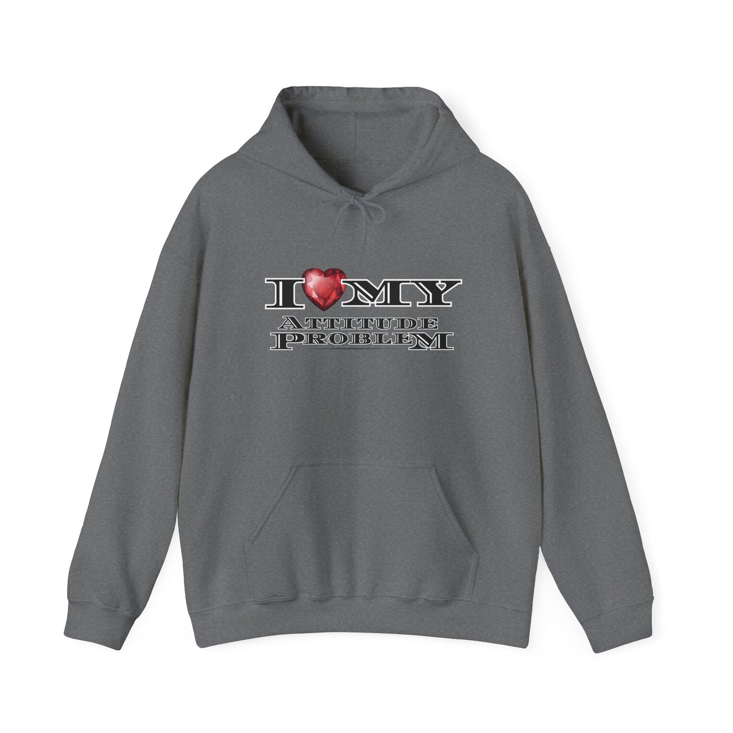 Love My Attitude Unisex Heavy Blend™ Hooded Sweatshirt