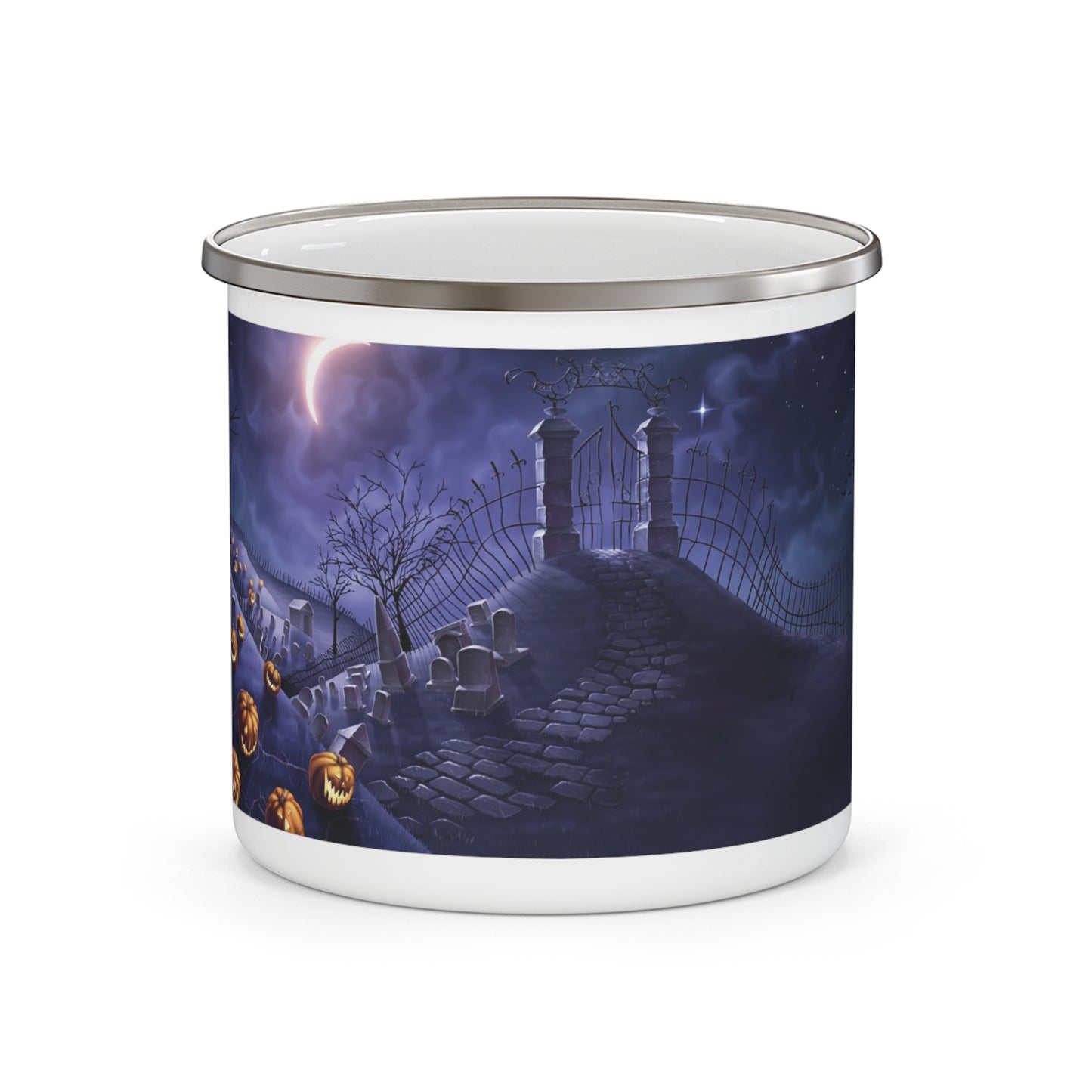 Halloween Enamel Camping Mug