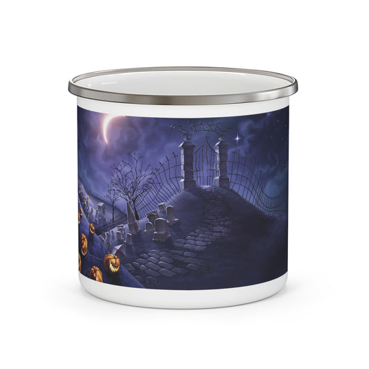Halloween Enamel Camping Mug