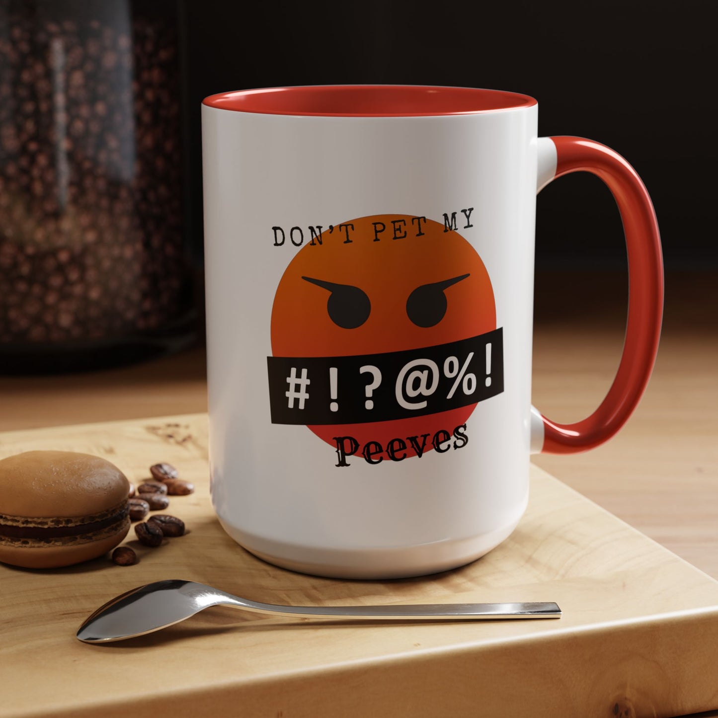 Don't Pet Accent Coffee Mug (11, 15oz)