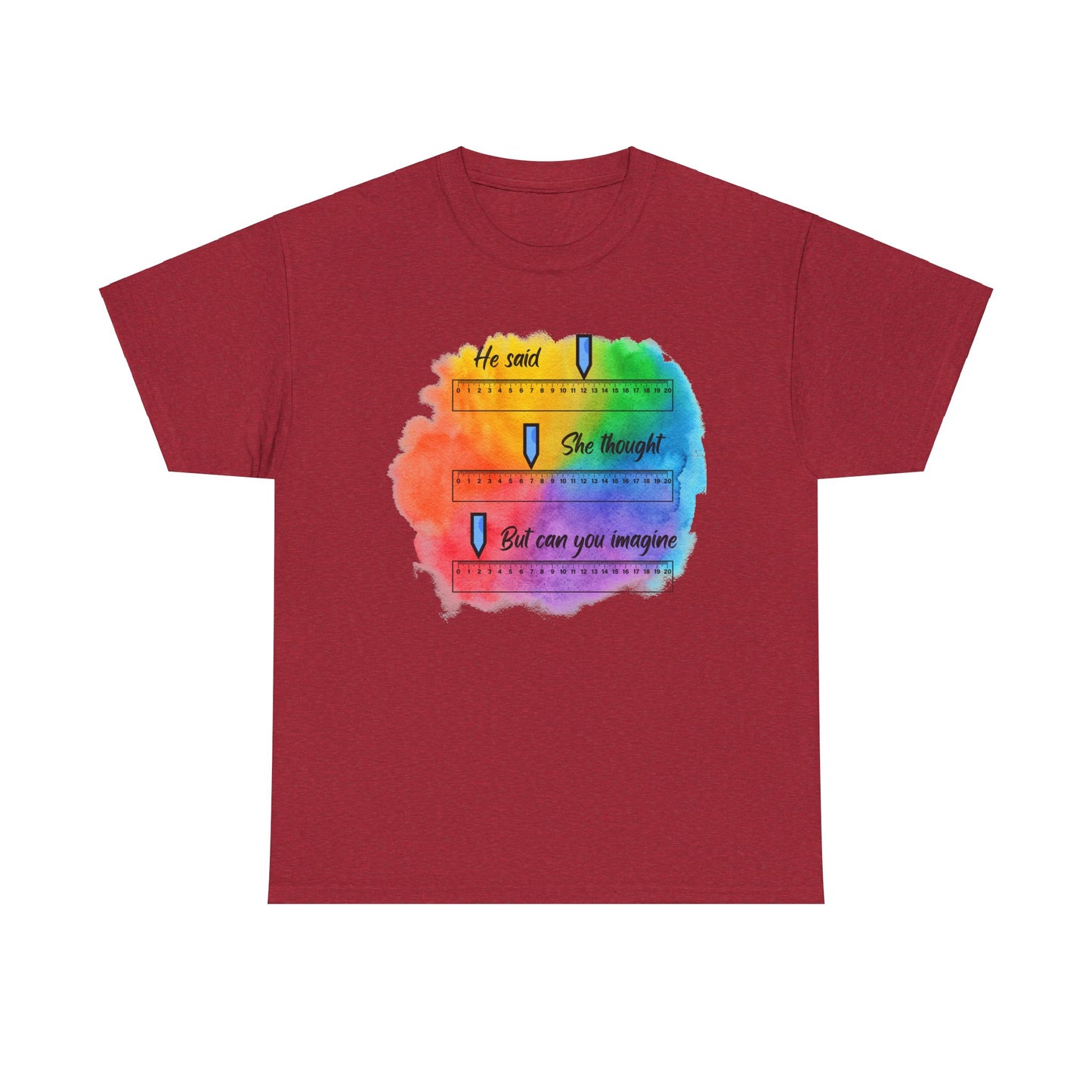He Said Unisex Heavy Cotton Tee