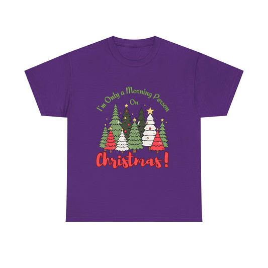 Morning Person Unisex Heavy Cotton Tee