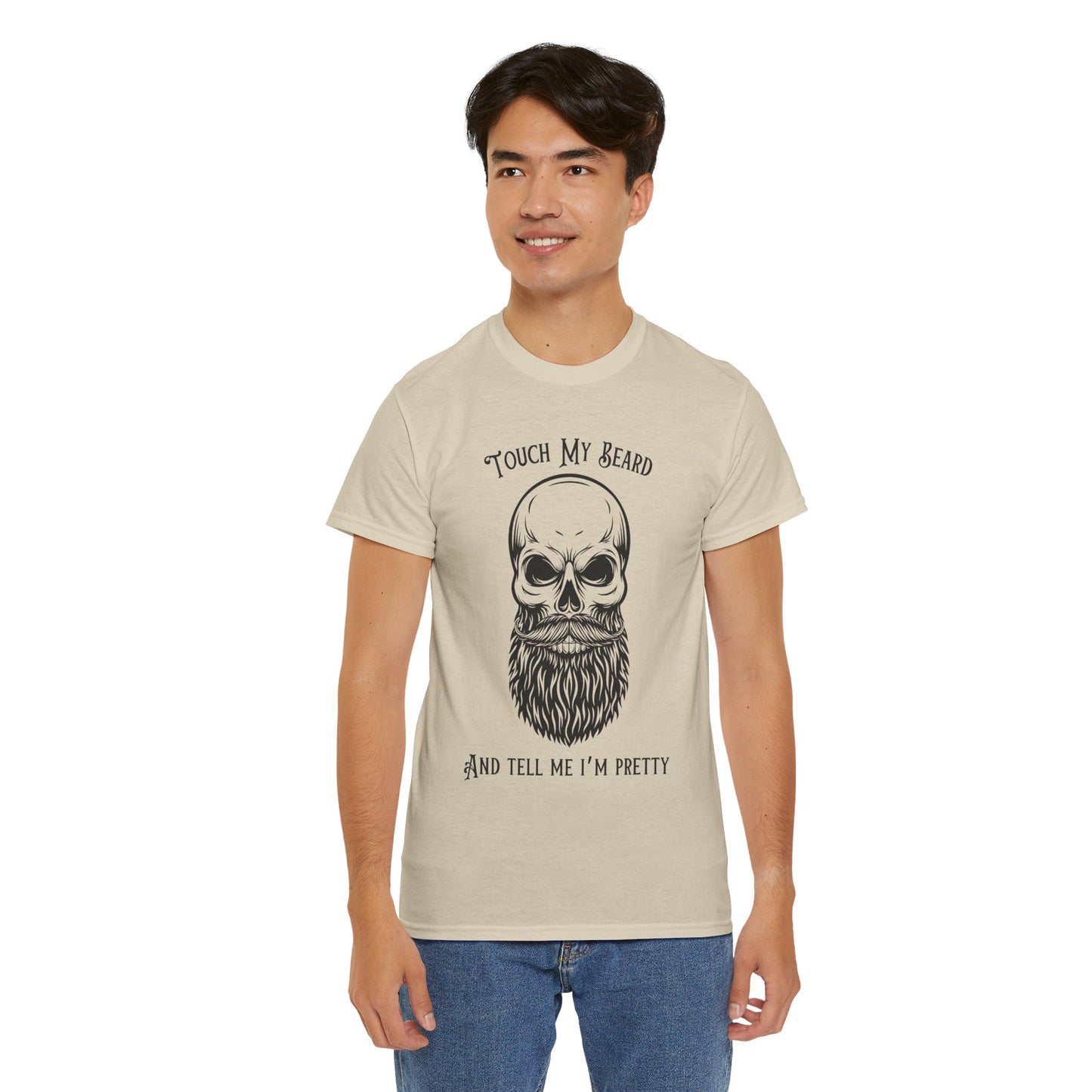 Touch My Beard Unisex Heavy Cotton Tee