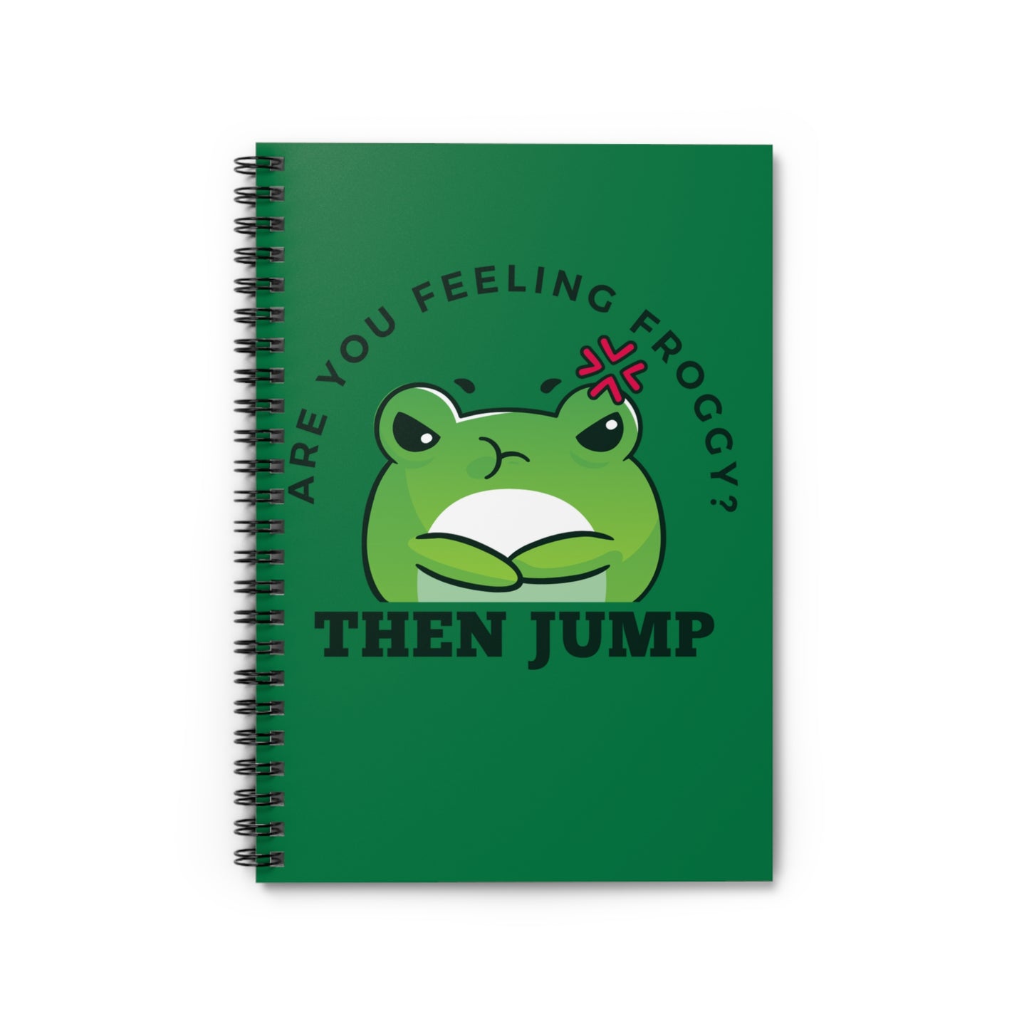 Froggy Spiral Notebook - Ruled Line