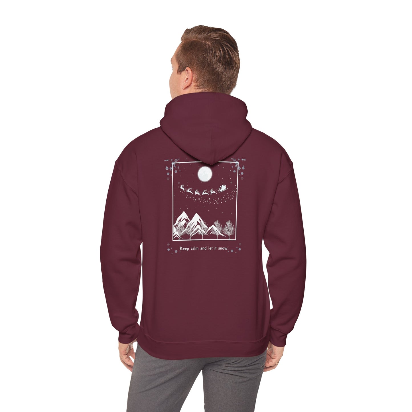 Let it Snow Unisex Heavy Blend™ Hooded Sweatshirt
