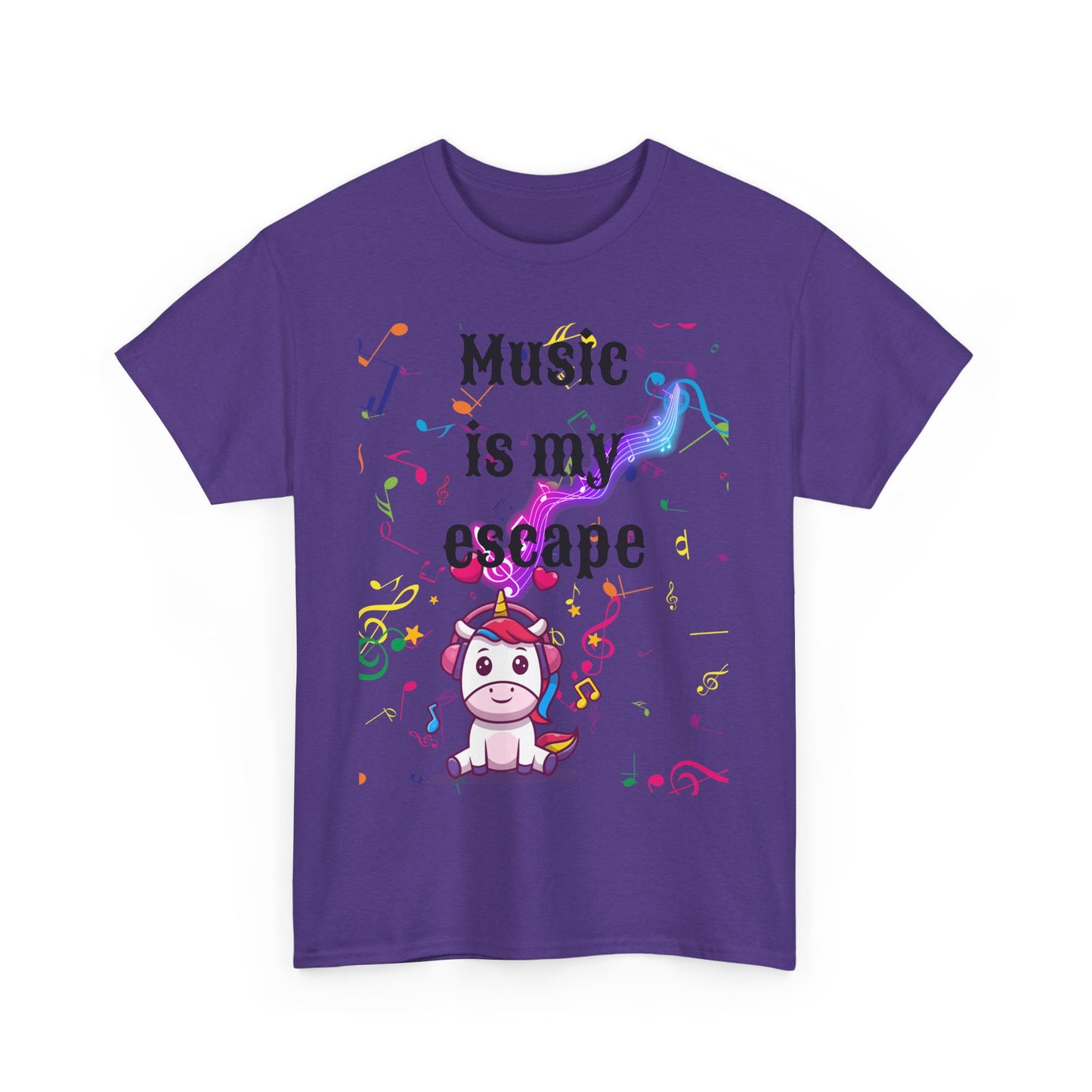 Music is Unisex Heavy Cotton Tee