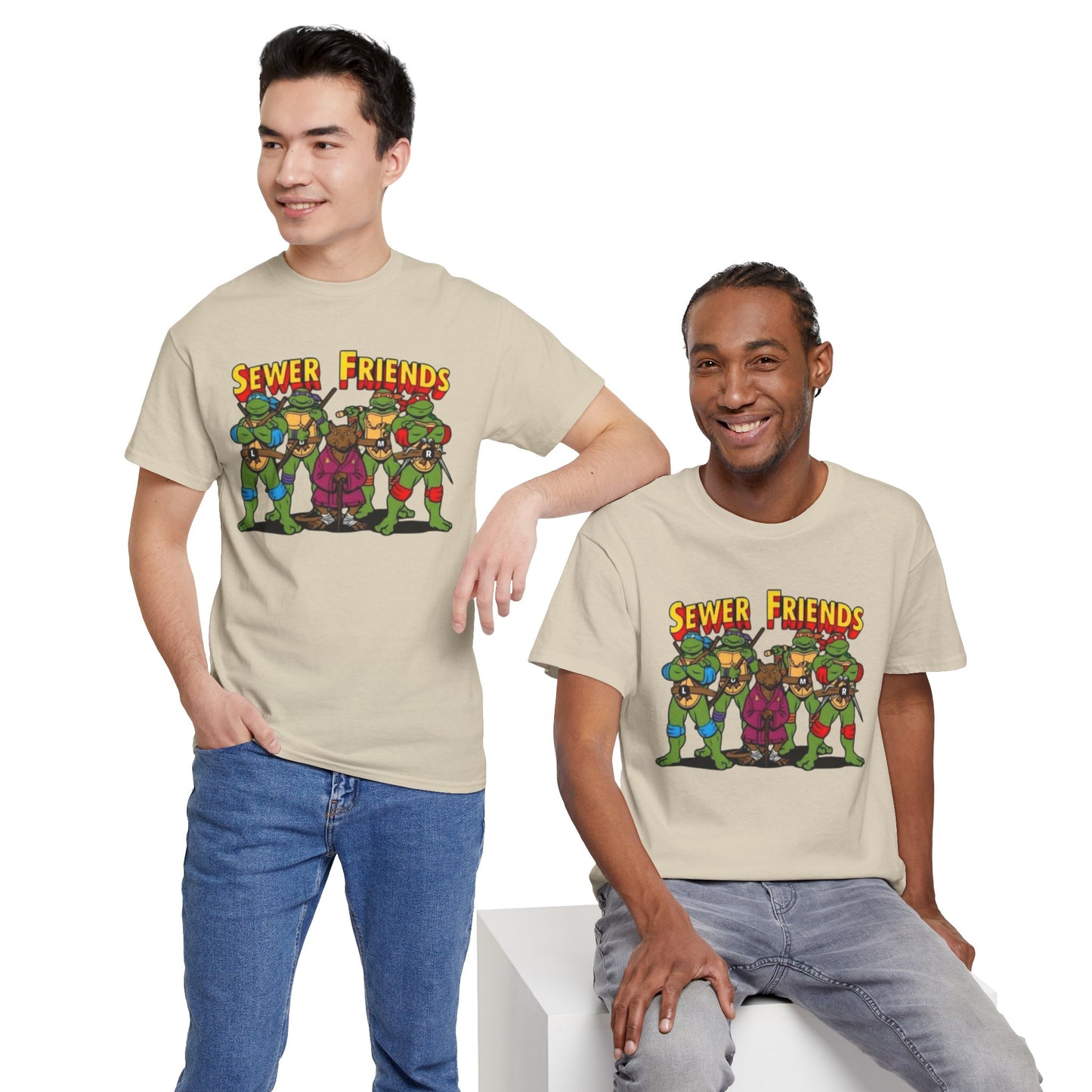 Sewer Friends Unisex Heavy Cotton Tee