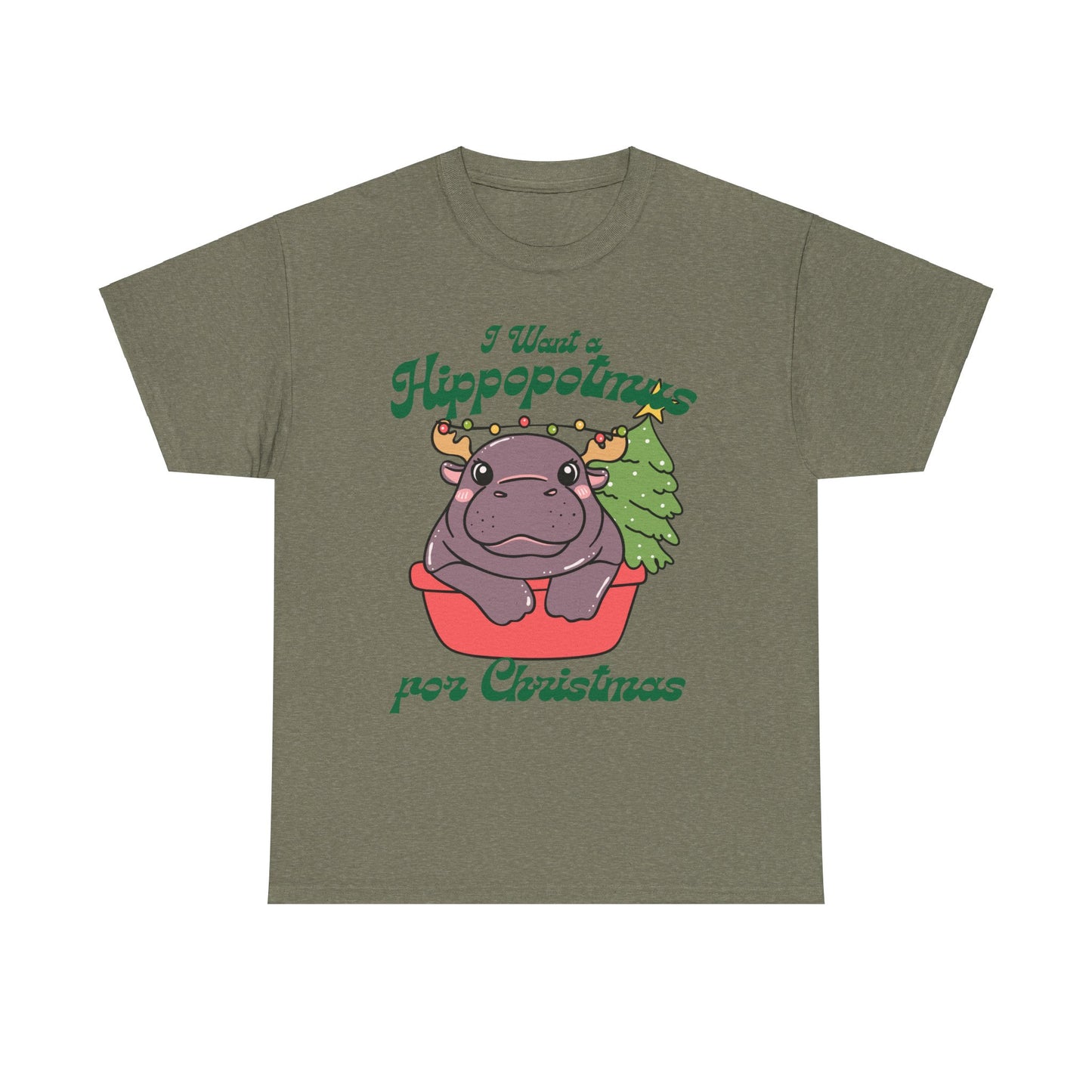 Hippo Unisex Heavy Cotton Tee