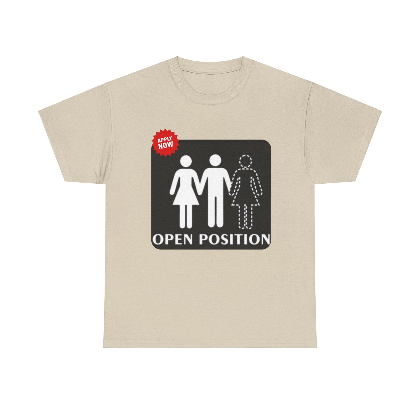 Open Position 2 Unisex Heavy Cotton Tee